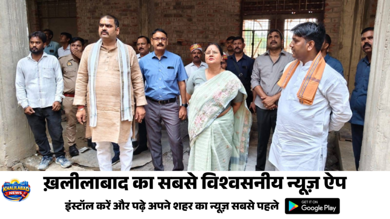 खटौली में बन रहे मुख्यमंत्री आवासीय विद्यालय का प्रभारी मंत्री ने किया निरीक्षण